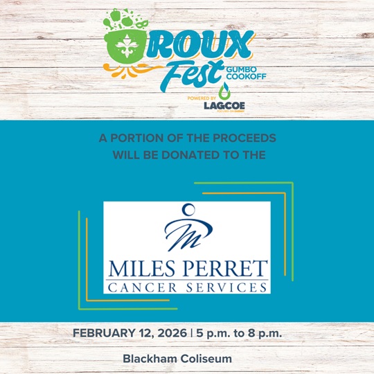 Lagcoe Announces Miles Perret Cancer Services as Roux Fest 2026 Beneficiary photo
